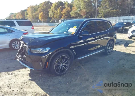 2022 BMW X3 Sdrive30I from USA, damaged, VIN 5UX43DP02N9J67581
